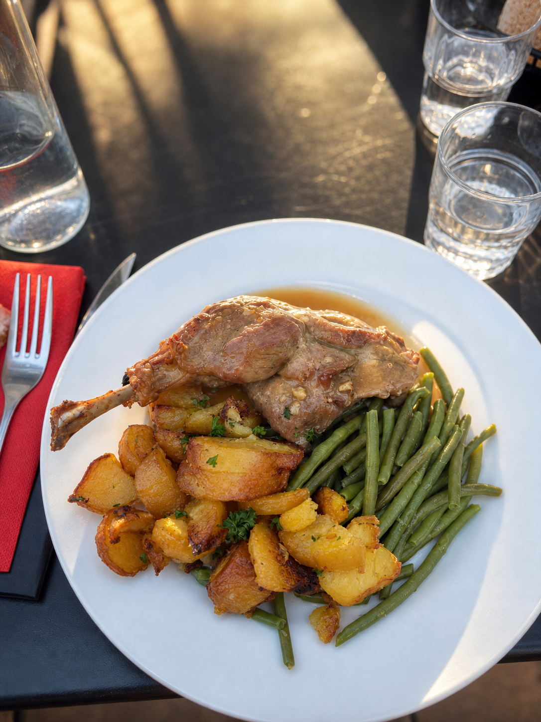 Au Bon Coin — un détail de l’assiette